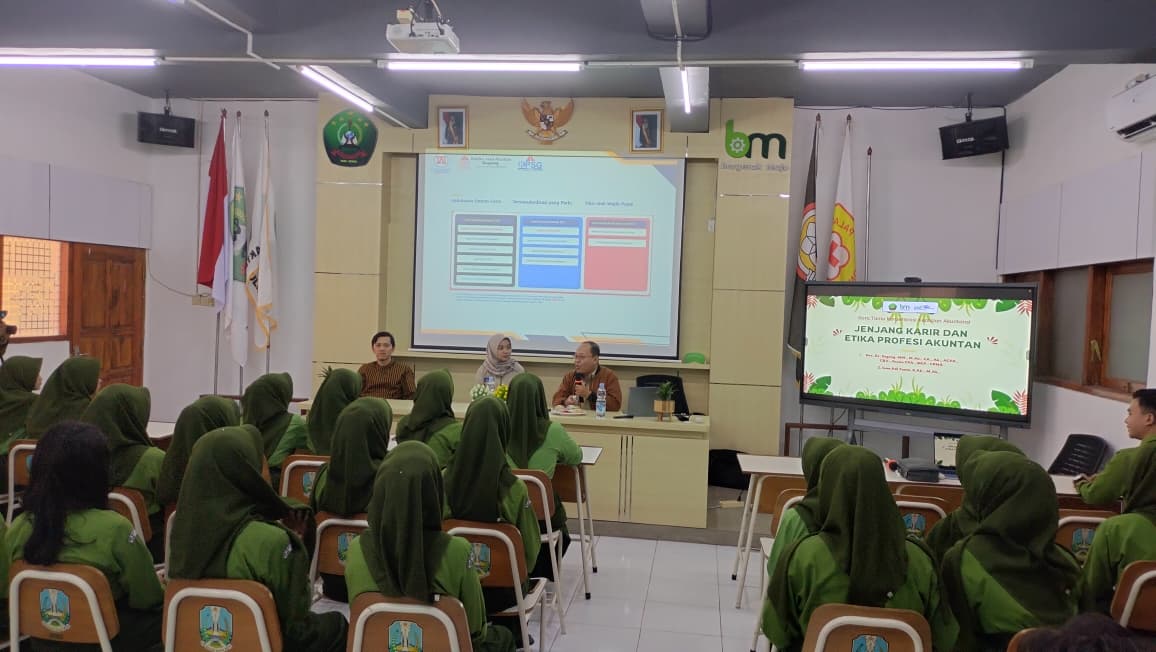 SMK Bhakti Mulia Pare Hadirkan Guru Tamu Bahas Jenjang Karir dan Etika Profesi Akuntan, Gandeng KJA Sugeng
